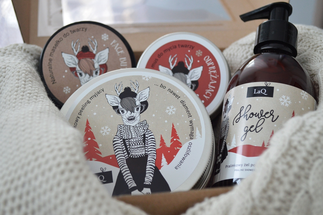 laq zestaw kosmetyków naturalnych na prezent